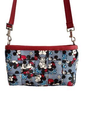 HARVEYS for DISNEY COUTURE Mickey Loves Minnie Seatbelt Clutch Crossbody Bag